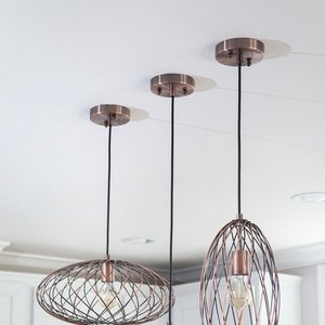 Copper Wire Pendant Lights