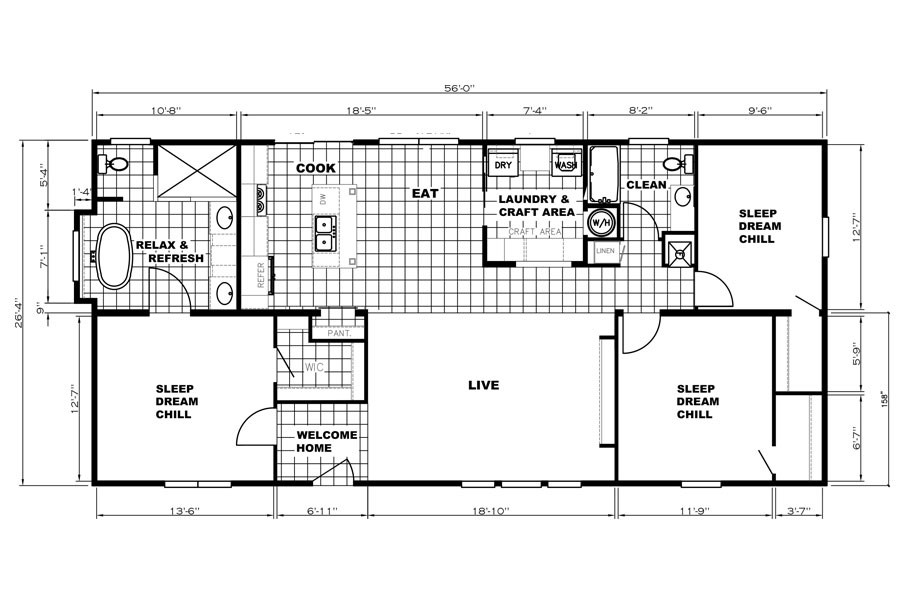 The THE WASHINGTON Floor Plan