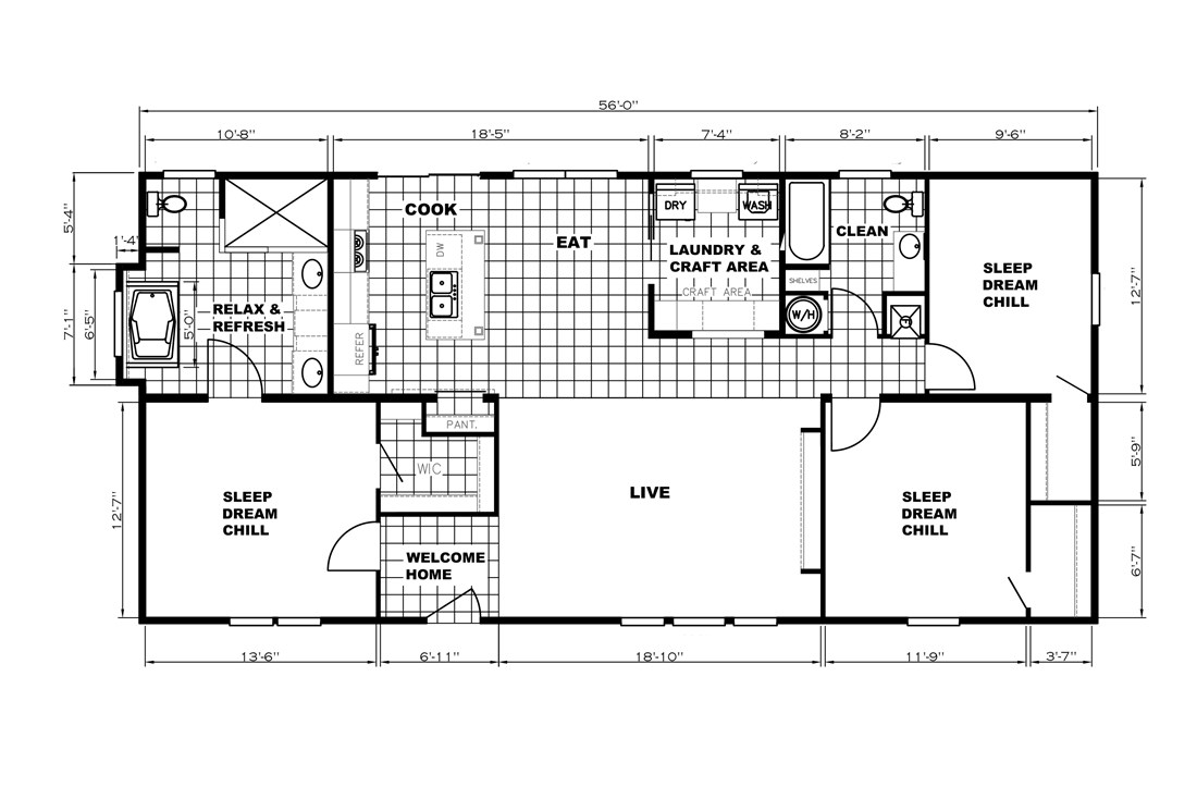 The THE WASHINGTON Floor Plan