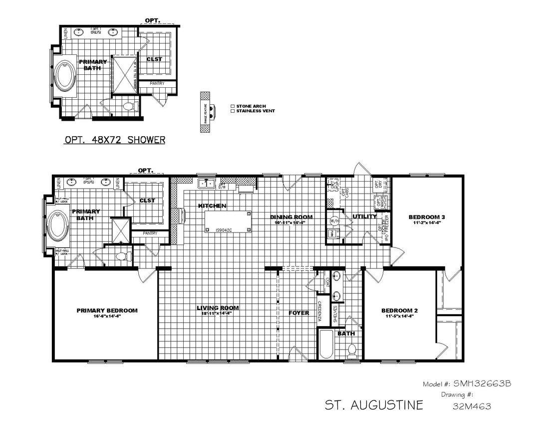 The THE ST AUGUSTINE Floor Plan