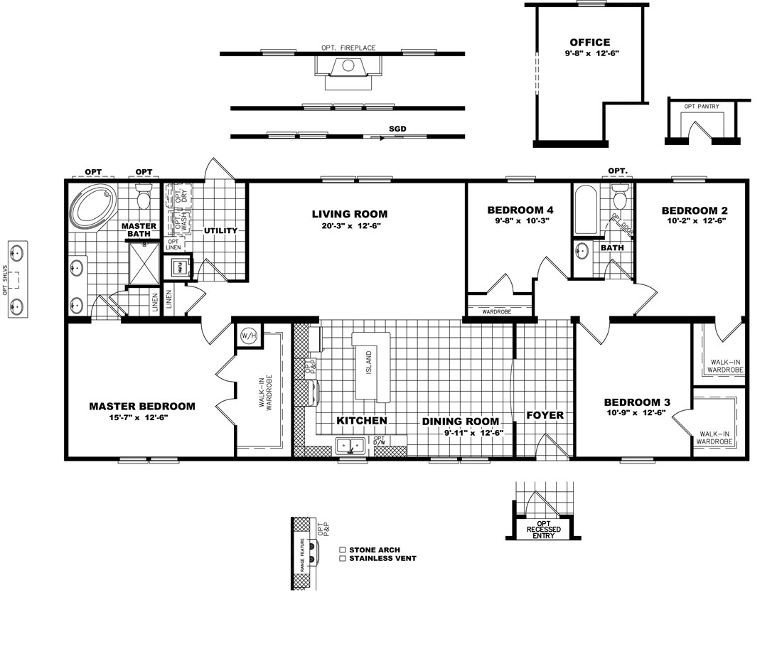 The THE JAMESTOWN 28 Floor Plan