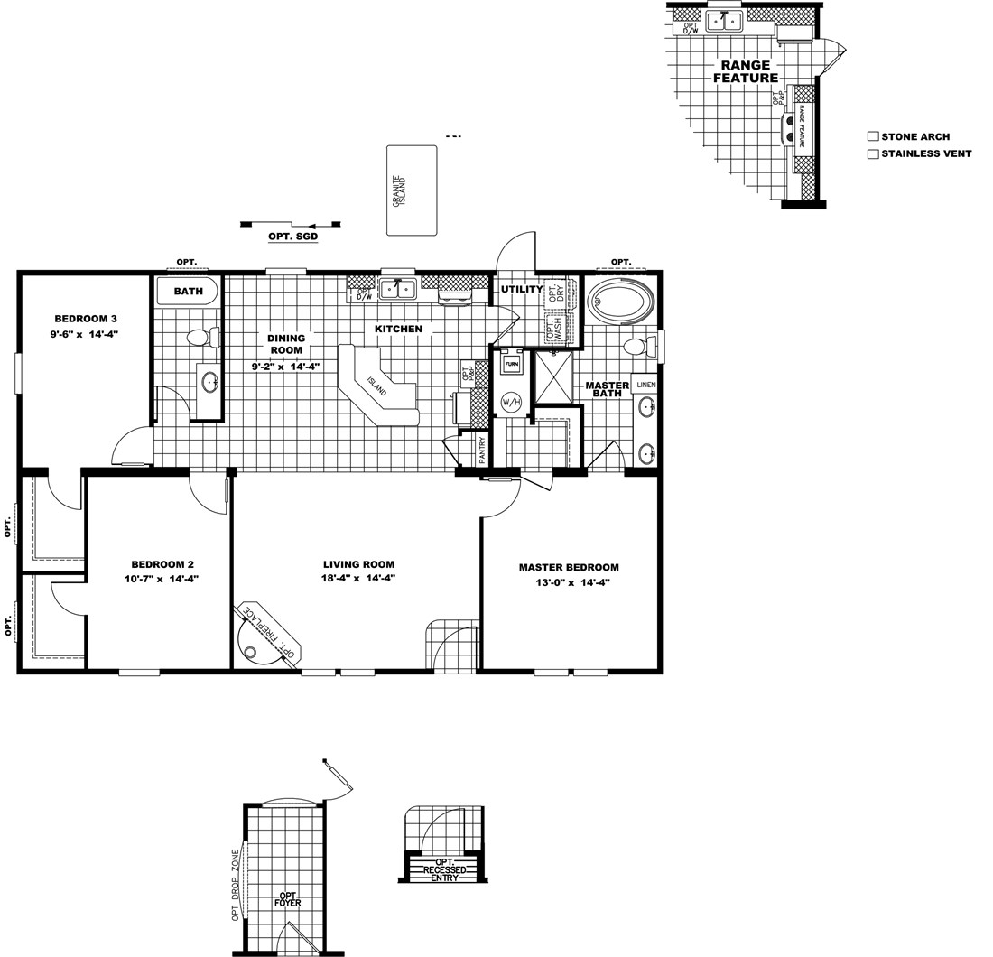 The THE QUEBEC Floor Plan