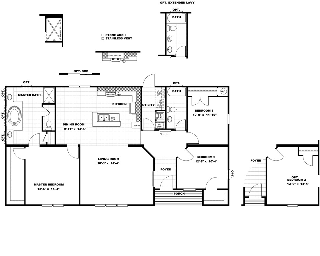 The THE WILLIAMSBURG 32 Floor Plan