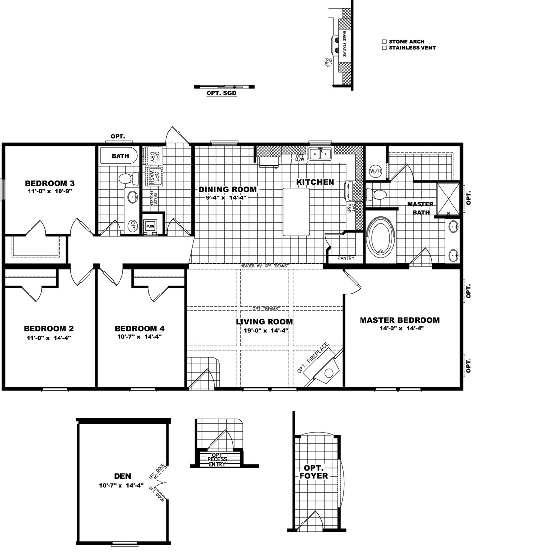 The THE SHILOH Floor Plan
