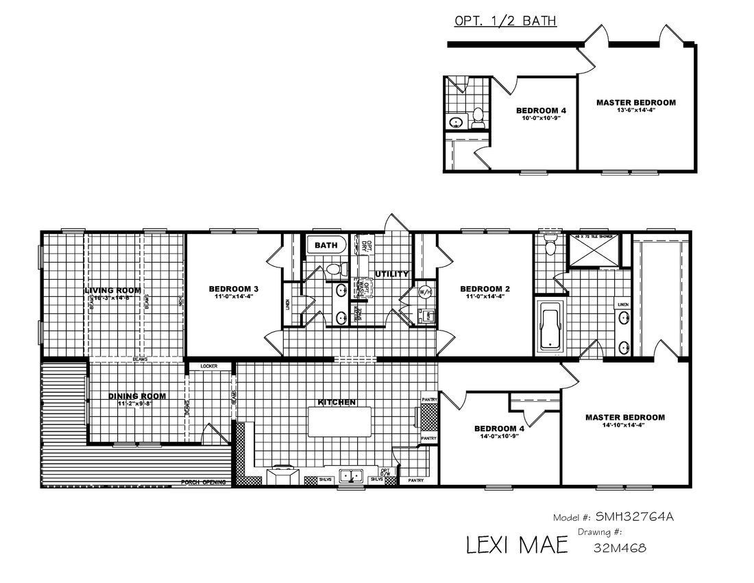 The THE LEXI MAE Floor Plan