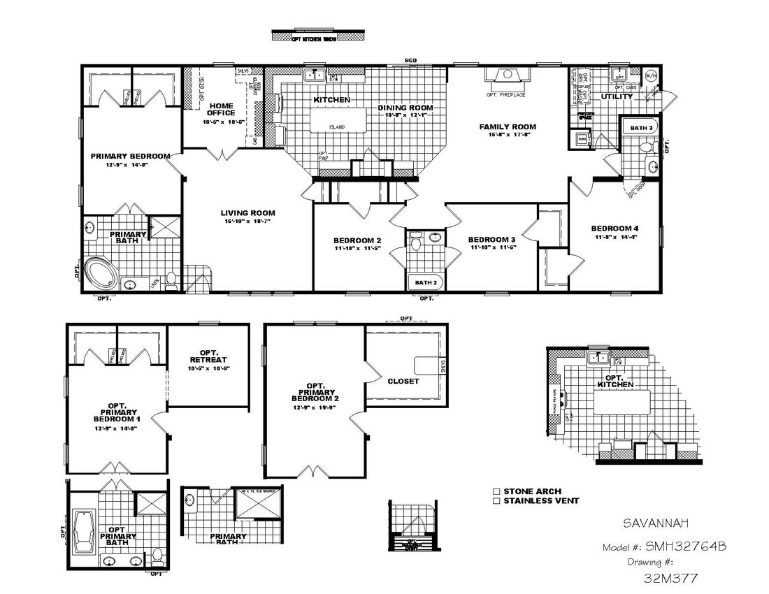 The THE SAVANNAH Floor Plan